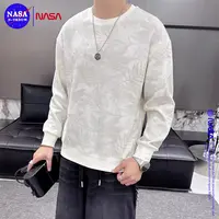 手工扎染卫衣男女同款运动春秋款休闲上衣圆领无帽蜡染卫衣枫叶