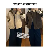RIDA. 两面穿•毛毛外套5Y24宽松保暖百搭气质百搭秋季 W25183