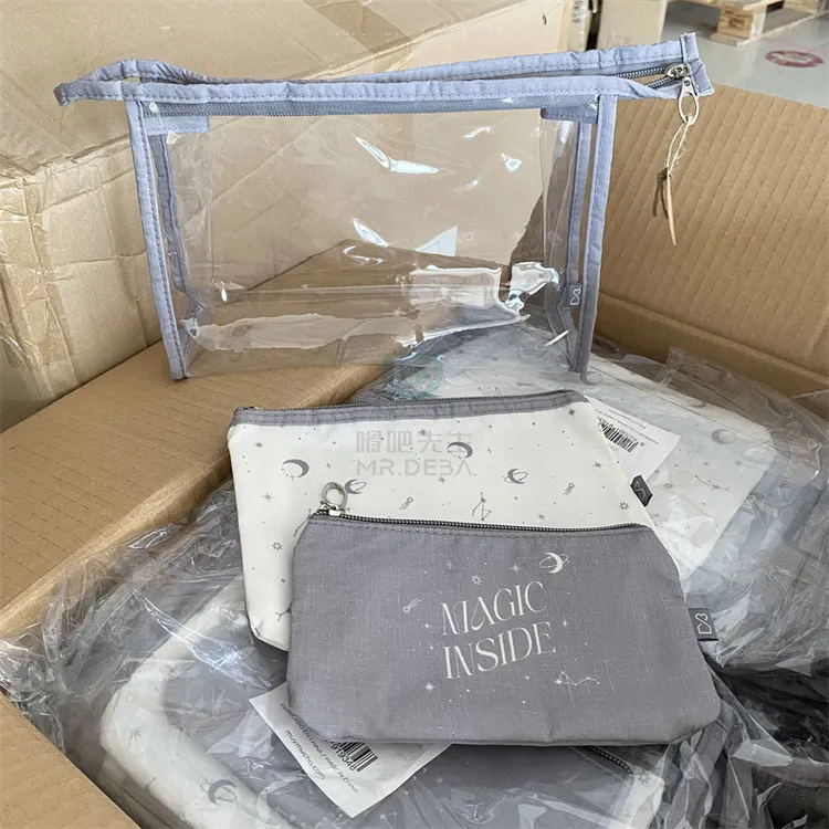 三件套！旅行化妆包分类收纳包护肤品收纳袋