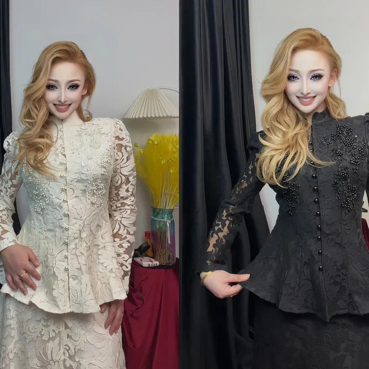 8906【包邮】贵气时尚重工名媛风两件套套装