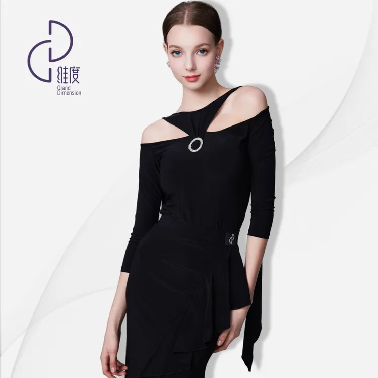 【维度舞服】Y488新款女士上衣摩登舞蹈服