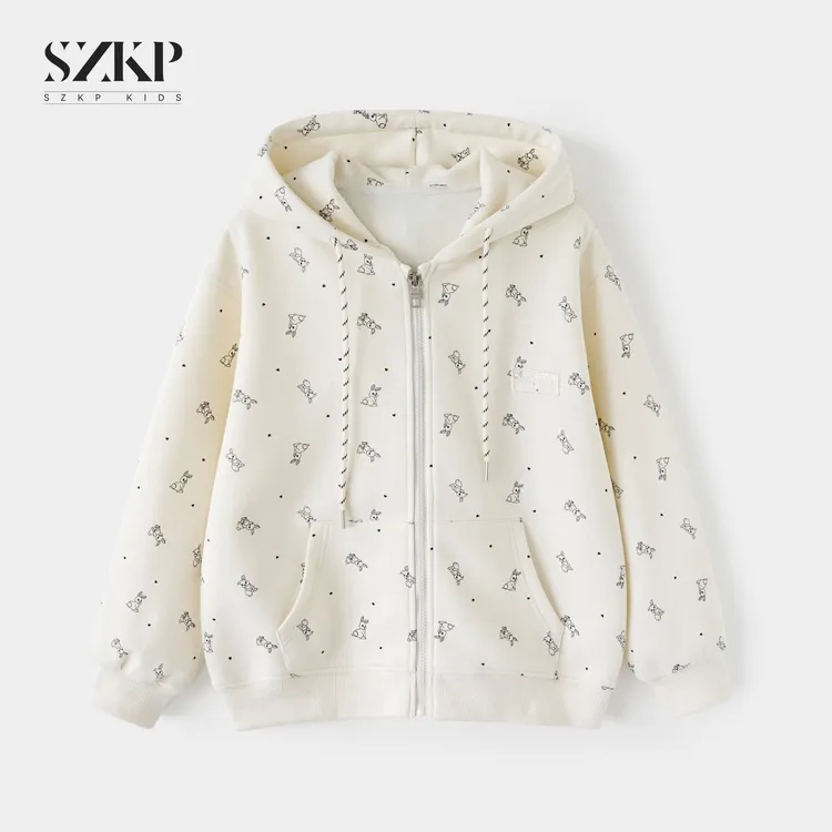 SZKP秋季新款女童装休闲上衣中大童时尚洋气儿童外套BGYQ552856