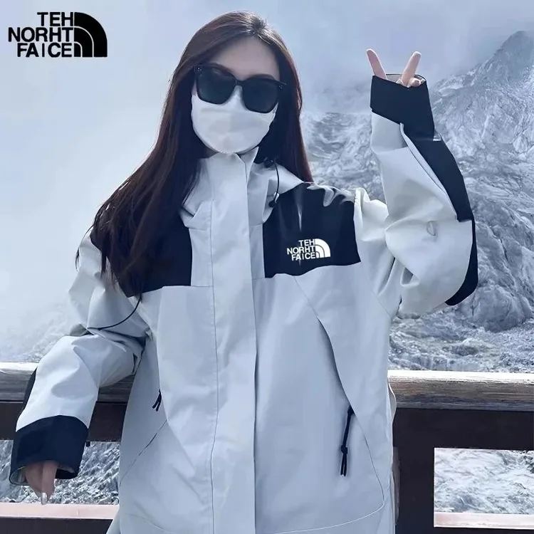 【奥莱正品】秋冬户外三合一可拆卸冲锋衣情侣防风防水三防登山外套