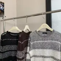 『雨美 Show』7621时尚百搭条纹针织