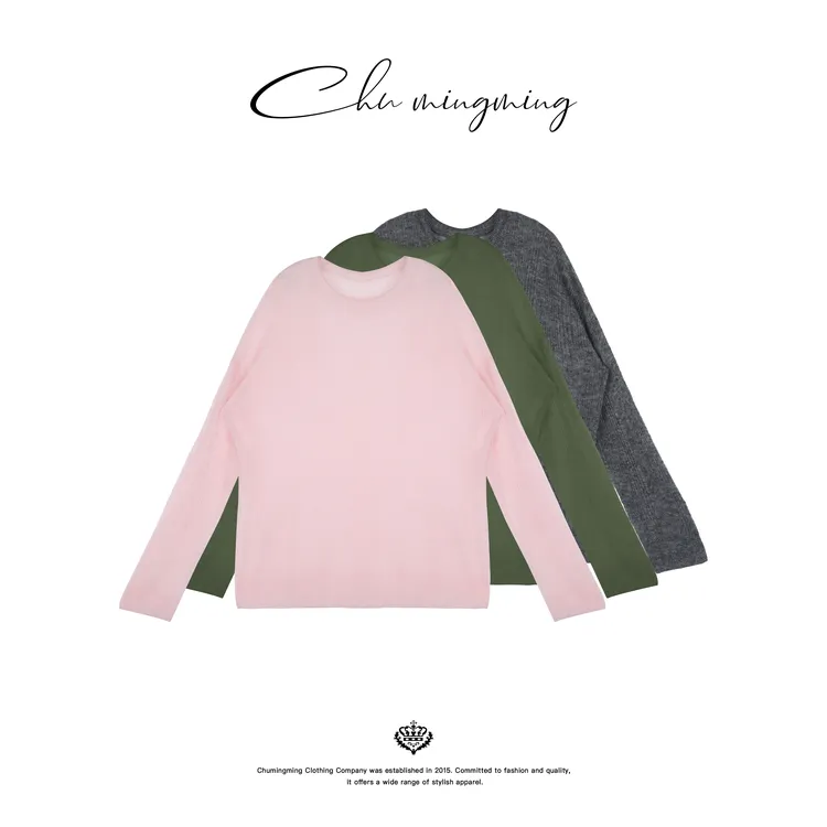 【CHU/2025FWNEW】《恋岛》坑条阔版毛衣JN2507 