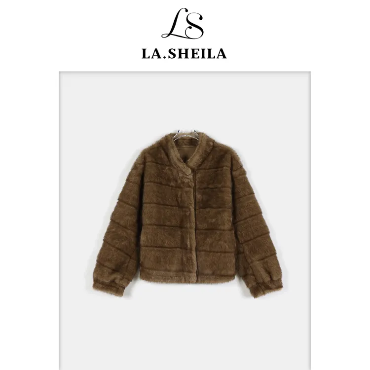LA.Sheila“赫本款”加厚断层毛绒外套254-WT/1129-25960