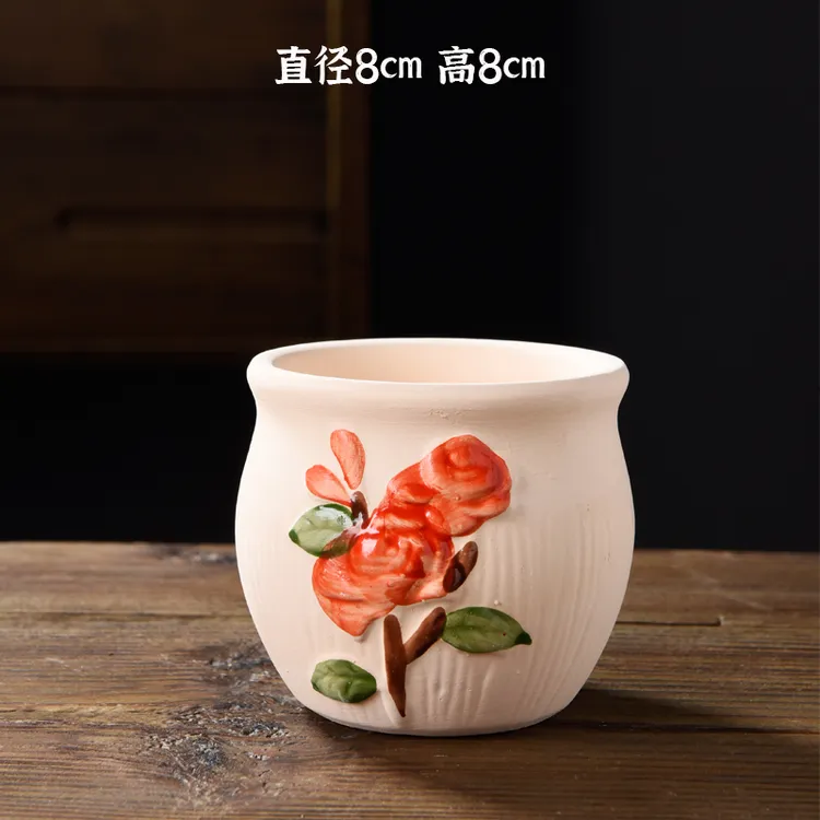 【新客专享】透气多肉老桩花盆客厅阳台网红爆裂釉水绿植盆