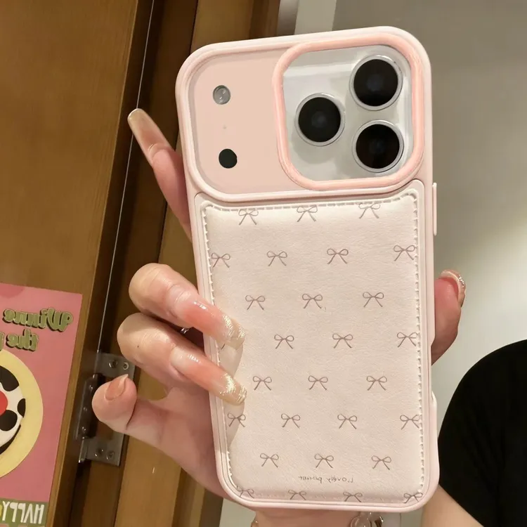 满屏蝴蝶结适用苹果17promax手机壳13/15/12新款16pro/14防摔女壳