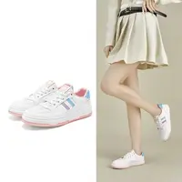 时尚板鞋7029春季新款休闲风低跟平底小白鞋拼色女鞋24C