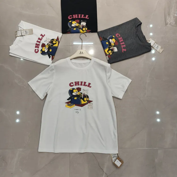 速干休闲米奇T恤时尚圆领印花透气女士短袖中长款