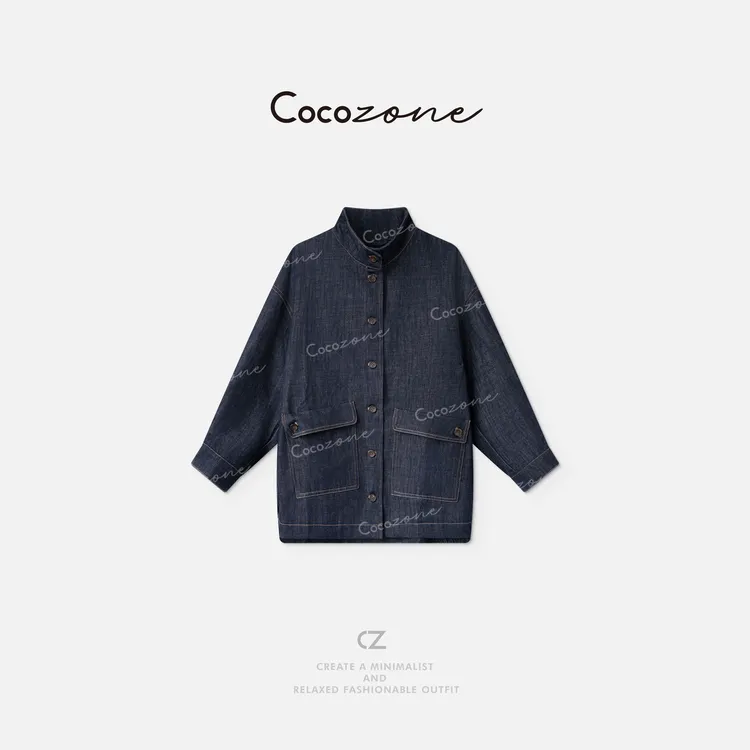 COCO ZONE 刘一一 “游牧牛仔”复古翻领出片翻领外套 CD2A1755