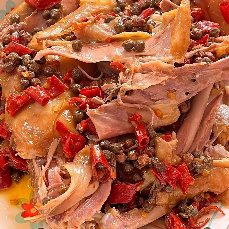 麻椒鸡真空熟食包装开袋即食下酒菜现卤现发整只古蔺麻辣鸡