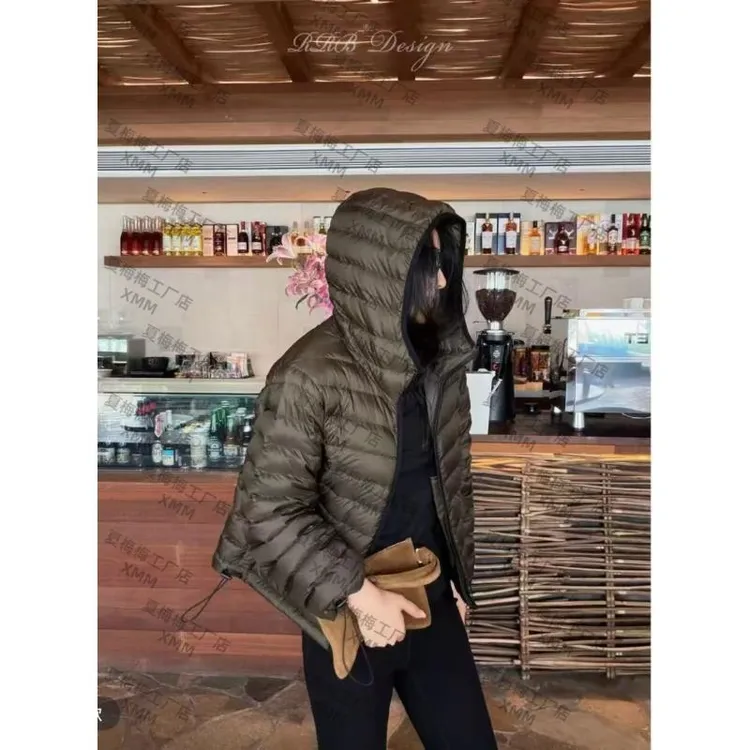 XMM.《排骨三星鹅绒》冬款时尚百搭潮流洋气休闲保暖鹅绒羽绒服9137