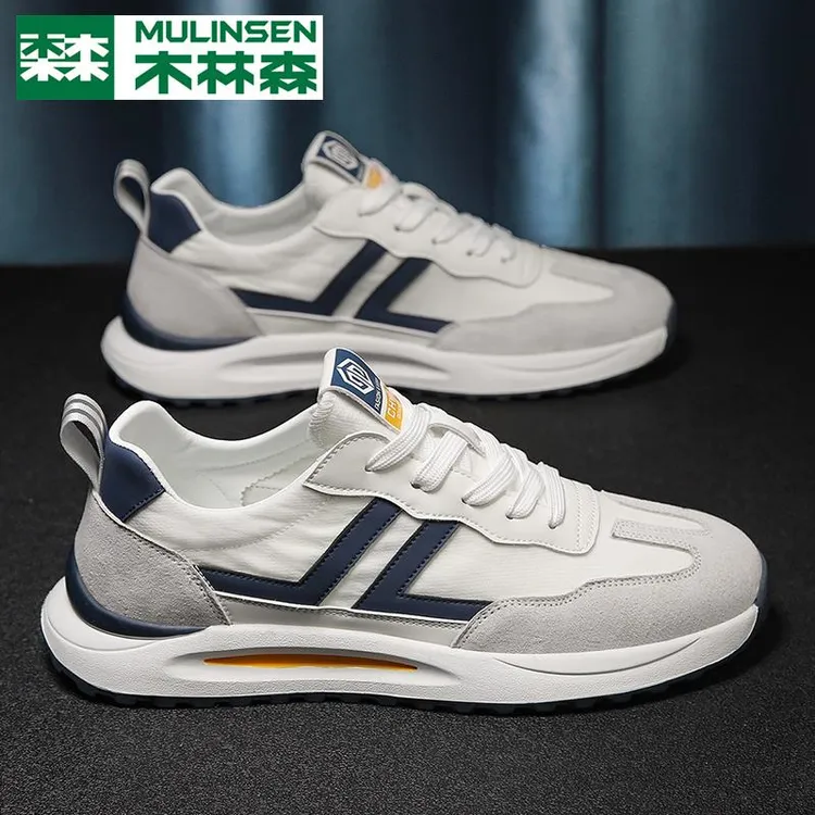 木林森官方新品运动男鞋2024年新款春季休闲百搭跑步防滑旅游鞋Y