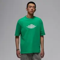 NIKE/耐克 AJ男子消失的飞翼绿色运动休闲T恤 IB3131-324