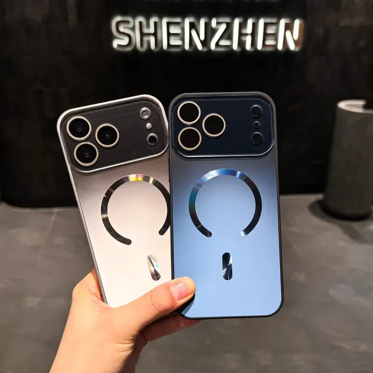 秒变大视窗磁吸适用苹果17手机壳磨砂iphone17promax镜头16全包15