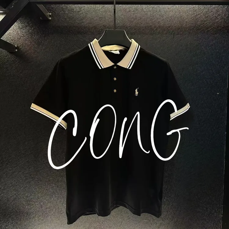【CONG专属】夏季新款潮牌时尚男士POLO休闲百搭时尚翻领短袖P8013