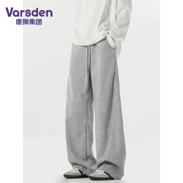 唐狮集团Varsden复古美式简约秋冬弯刀休闲裤简约线条男款长裤潮