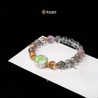 壹加师姐｜手工设计天赐C福五眼四耳水晶多宝手串多样性发一8020N