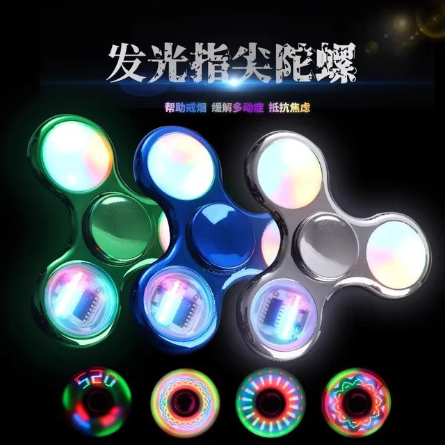 指尖手指螺旋五珠款梅花五叶减压陀螺持久旋转成人儿童玩具包邮