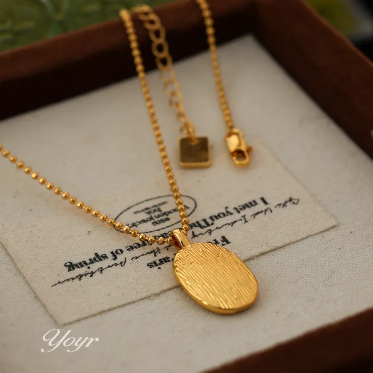 【无事牌】法式复古设计感气质叠戴项链颈链