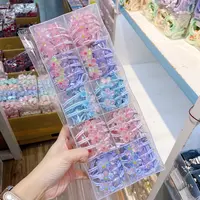 B-1565（满10米飞）D 花朵打结头绳   发圈