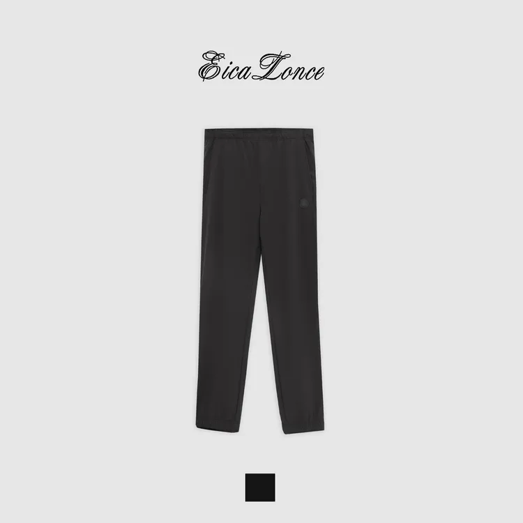 Eicalonce·意卡伦萨25·FW简约宽松舒适弹力束脚休闲裤KM12468