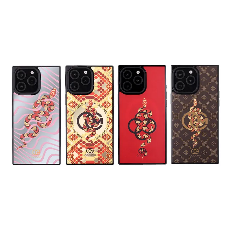 【自营】COCOMII磁吸飞黄腾达蛇镜面手机壳适用苹果16 15proMax