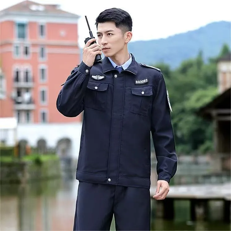 正品保安执勤服套装保安男女工作服行政常服夹克外套制服正规