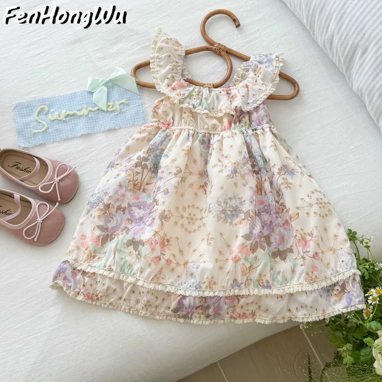 太好看了叭！！！小童夏装宝宝新款韩版儿童裙子洋气公主裙吊带