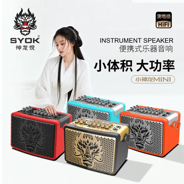 神龙mini路演乐器演奏直播声卡音响