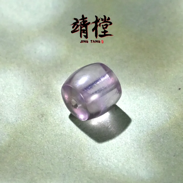 8/10MM紫水晶直切桶珠散珠文玩配珠手串手链DIY配饰腰珠顶珠单珠