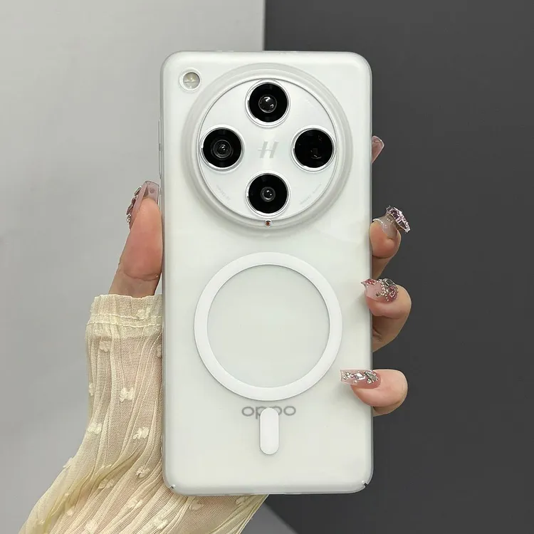 适用oppoFindx8 Pro磨砂透明手机壳findx8简约磁吸高级感防摔全包