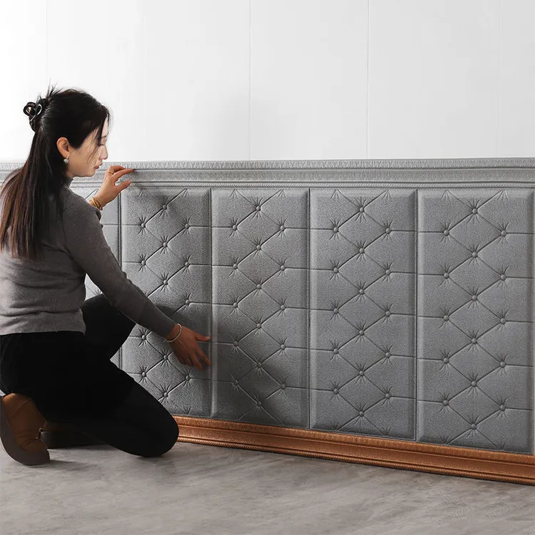 防水防潮床边墙纸自粘榻榻米床头软包墙围墙贴防撞墙面装饰贴纸