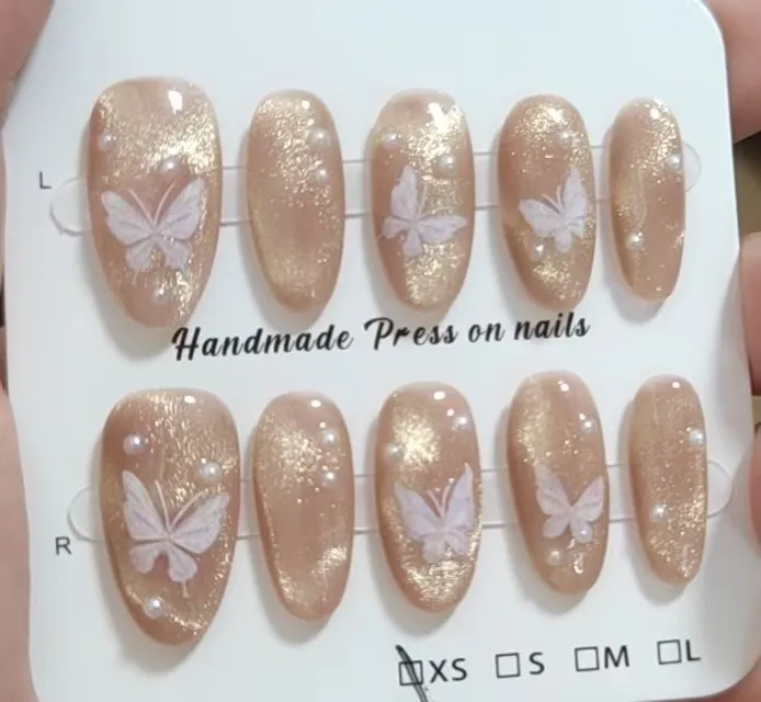 直播间孤品穿戴甲专拍链接默认微瑕no退no换按编码下单戴穿戴甲