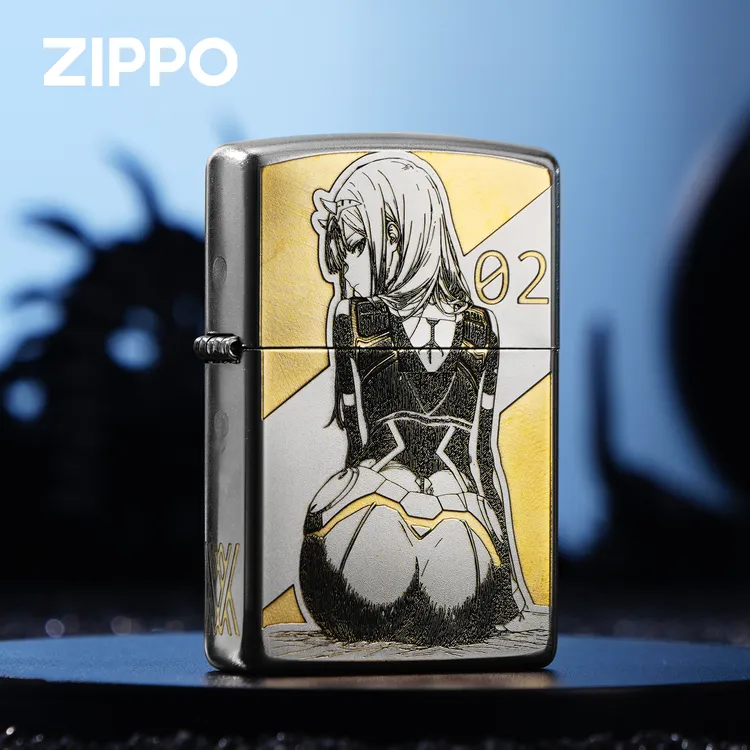 Zippo打火机 zp02周边达令国家队正品节日送收藏DARLING动漫零二