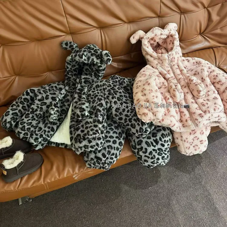 冬上新·【一条过冬豹纹套装】儿童套装小宝家