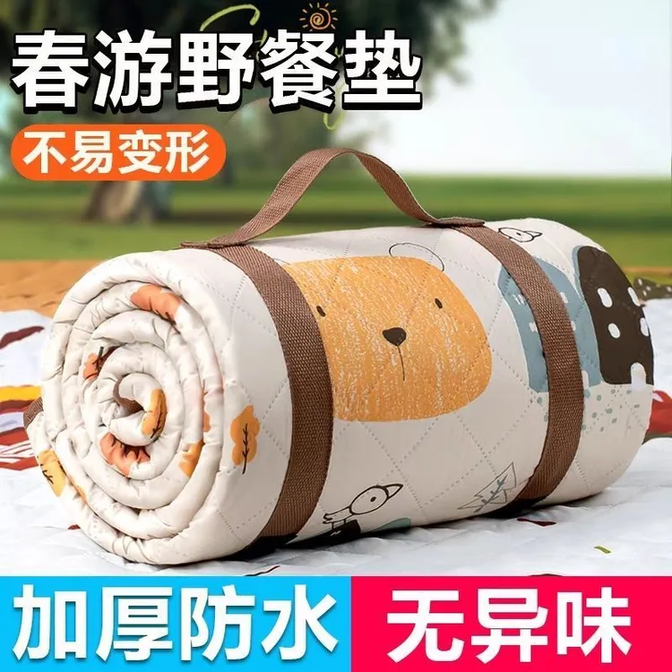 野餐垫防潮垫加厚便携户外露营野营沙滩草地野炊防水垫子帐篷地垫