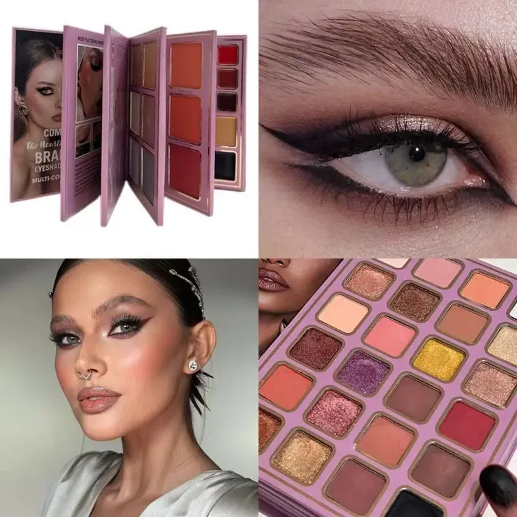 igoodco78色化妆百科全书一整套5层万能眼影书眼影盘高光腮红修容