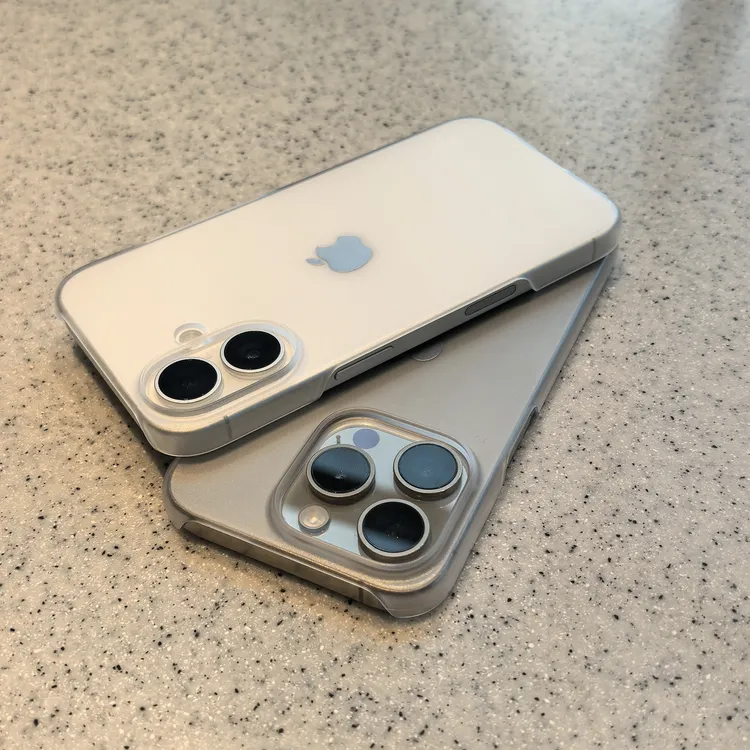 奥菲顿无边框PC磨砂硬壳适用苹果16promax手机壳华为oppo小米vivo