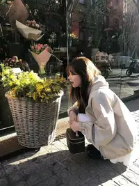 韩代！卡其连帽风衣外套no.退no.换