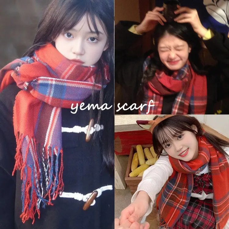 围巾女款秋冬季学生2025新款送女友生日礼物薄款百搭装饰柔软围脖