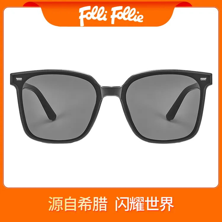 【饼干bb】FolliFollie太阳镜大框墨镜UV400防护遮阳镜防晒防紫外线19473