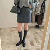 小橙子 波点半裙