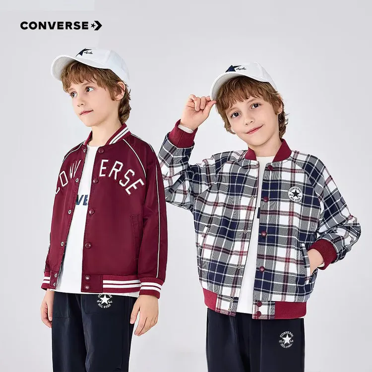 【官方旗舰】Converse匡威儿童男女童童装双面穿夹克外套G557