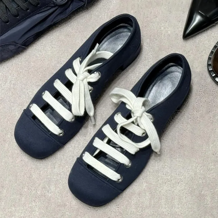 羊皮版~绑带粗跟单鞋女春高跟鞋方头中跟玛丽珍鞋瓢鞋乐福鞋