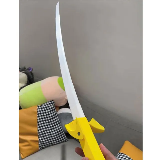 3d打印香蕉刀重力萝卜蝴蝶刀解压玩具伸缩甩刀折叠香蕉刀伸缩剑