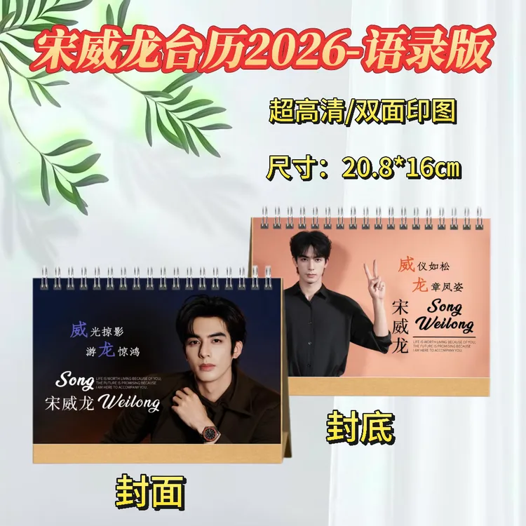宋威龙2026台历/骄阳似火 林屿森相册/江绪相册创意礼物明星周边