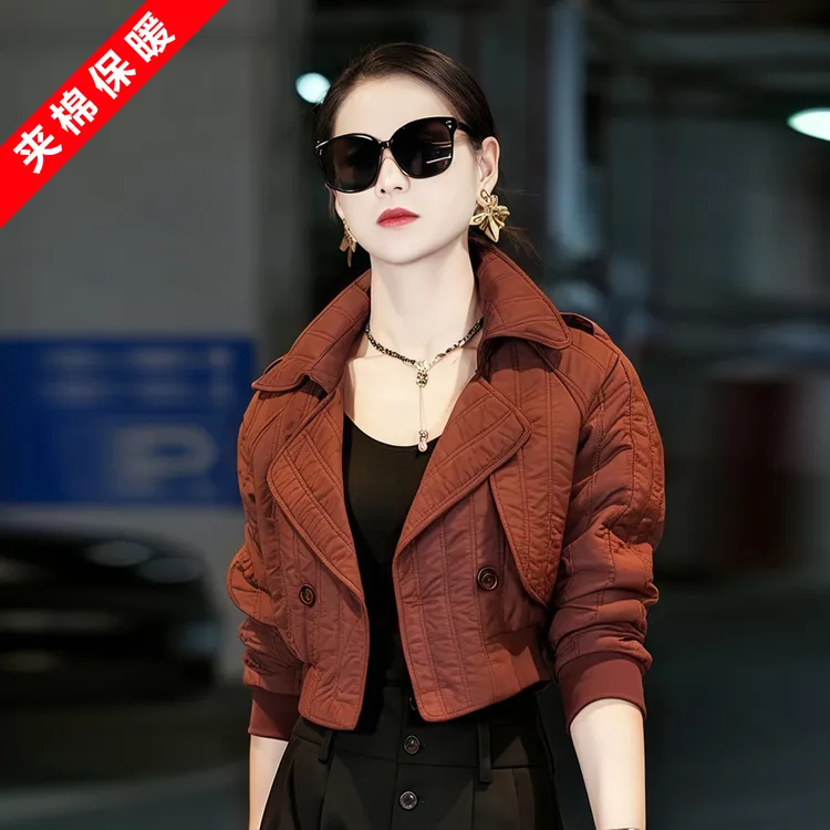 棉服女新款秋冬独特超好看保暖棉袄冬装今年流行爆款棉衣外套3606