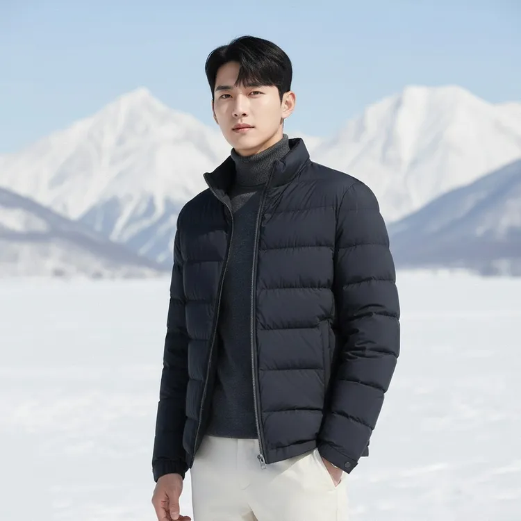 【特伦布朗】90高蓬男女同款户外羽绒服TR-N-9